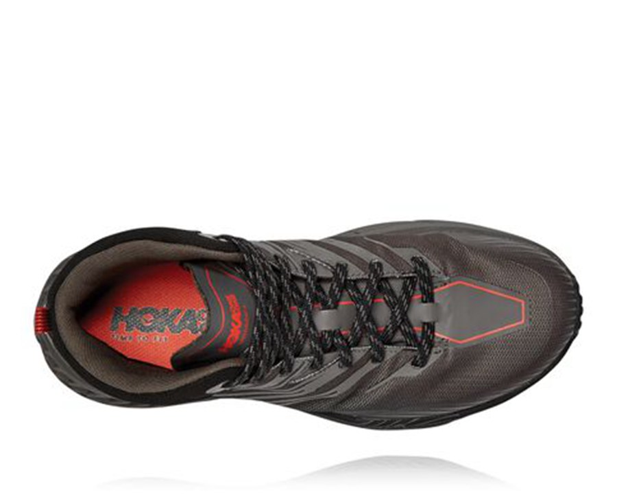 Zapatillas Trail Hoka One One Hombre - Speedgoat Mid Gore-Tex 2 - Negras - XTS961435